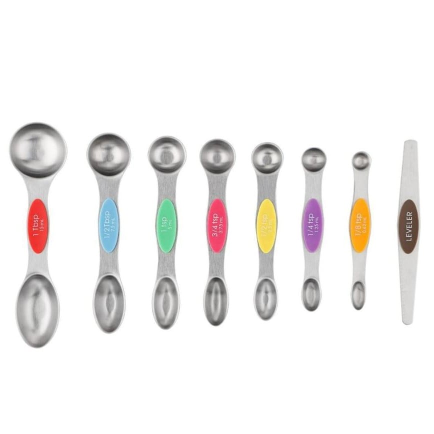 Magnetisches Messlöffel-Set aus Edelstahl 