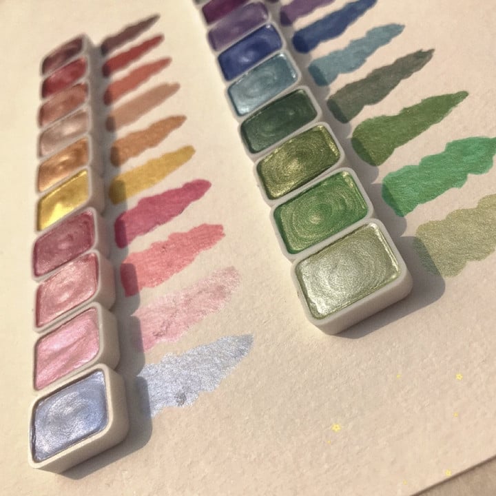 ✨Last Day 49%OFF-Tropic Forest Pearl Watercolor Paint