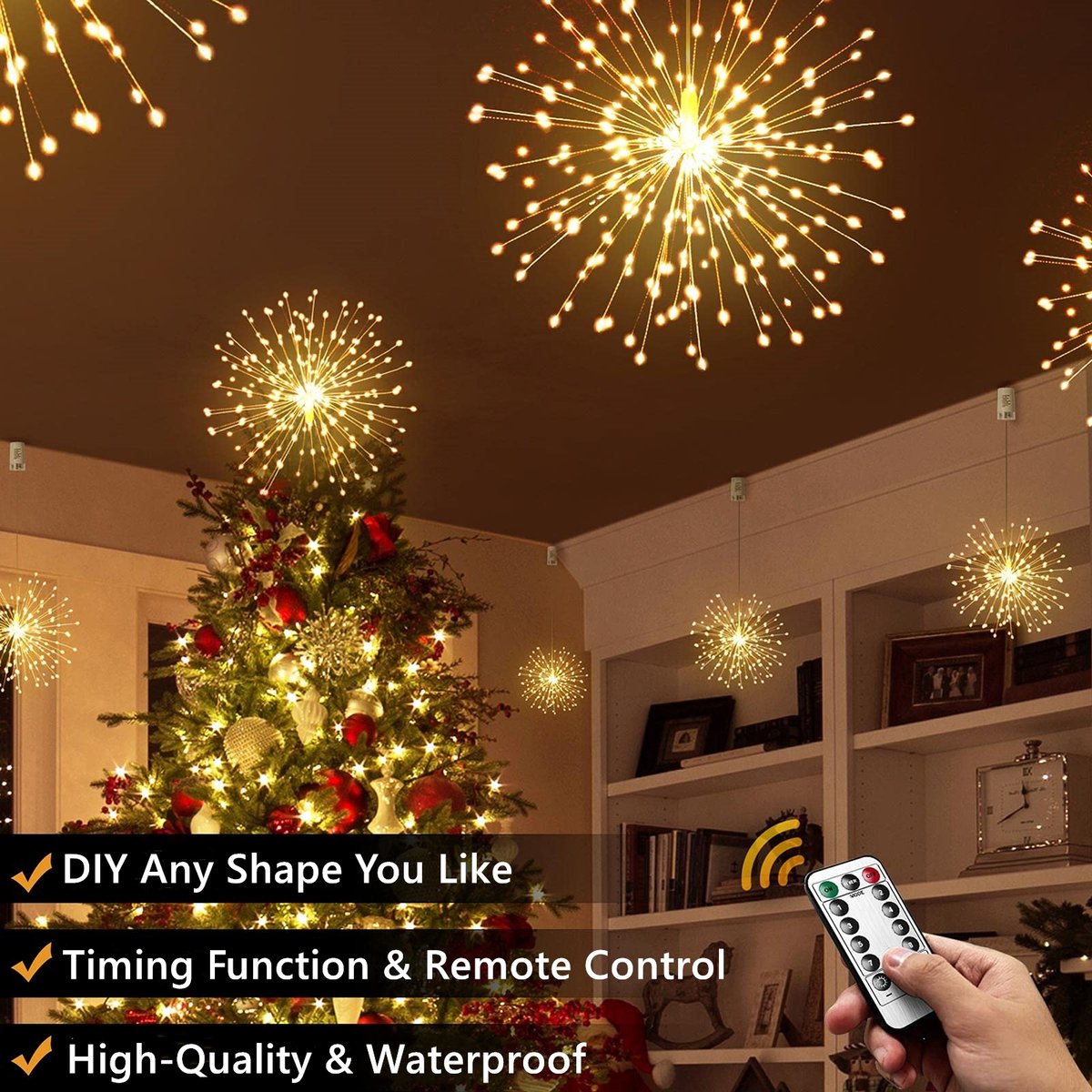 Hanging Starburst Fairy Lights