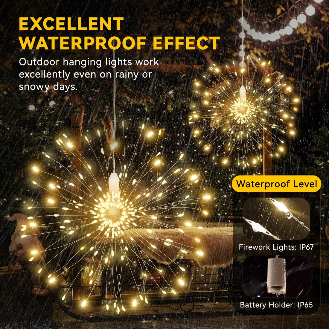 Hanging Starburst Fairy Lights