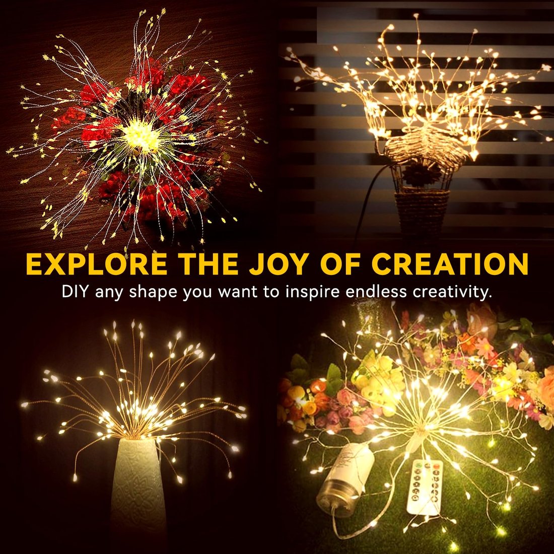 Hanging Starburst Fairy Lights