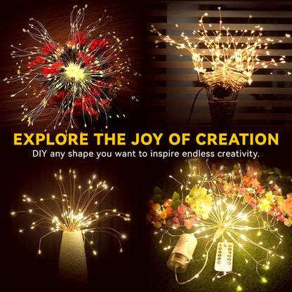 Hanging Starburst Fairy Lights