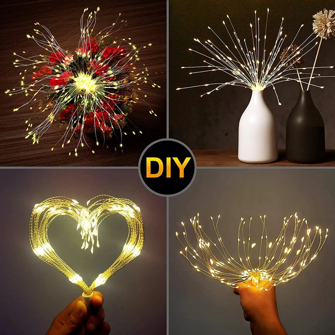 Hanging Starburst Fairy Lights
