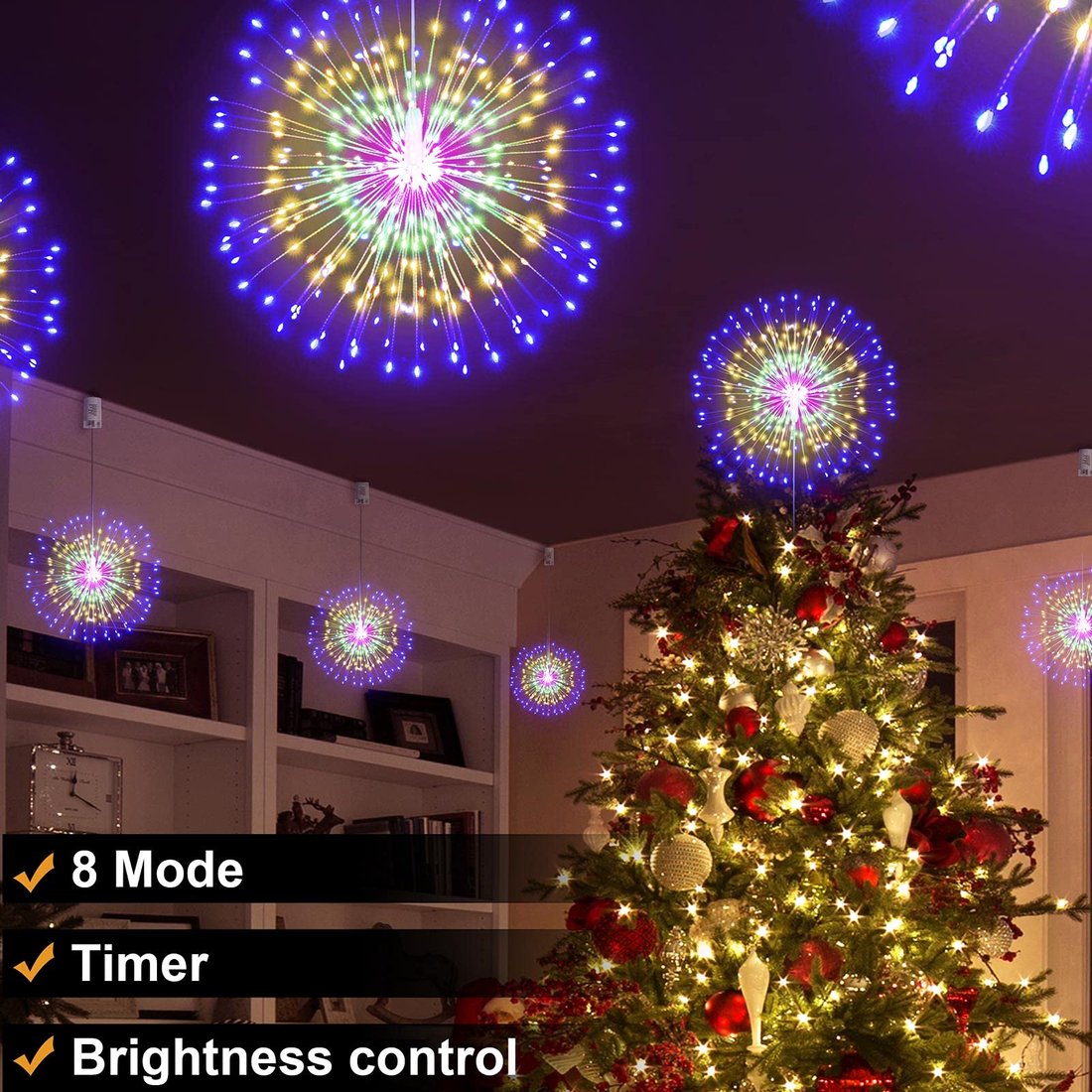 Hanging Starburst Fairy Lights