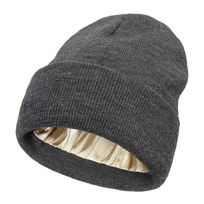 🔥Hot Sale- 49% OFF🔥Silk Lined Beanie Knit - Anti-Static