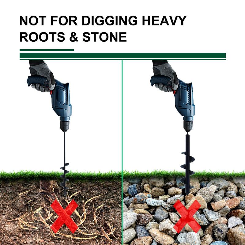 Spiral Carbon Steel Gardening Drill Bits