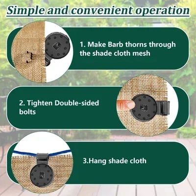 🔥Last Day Special 49% OFF🔥Shade Cloth Heavy Duty Lock Grip
