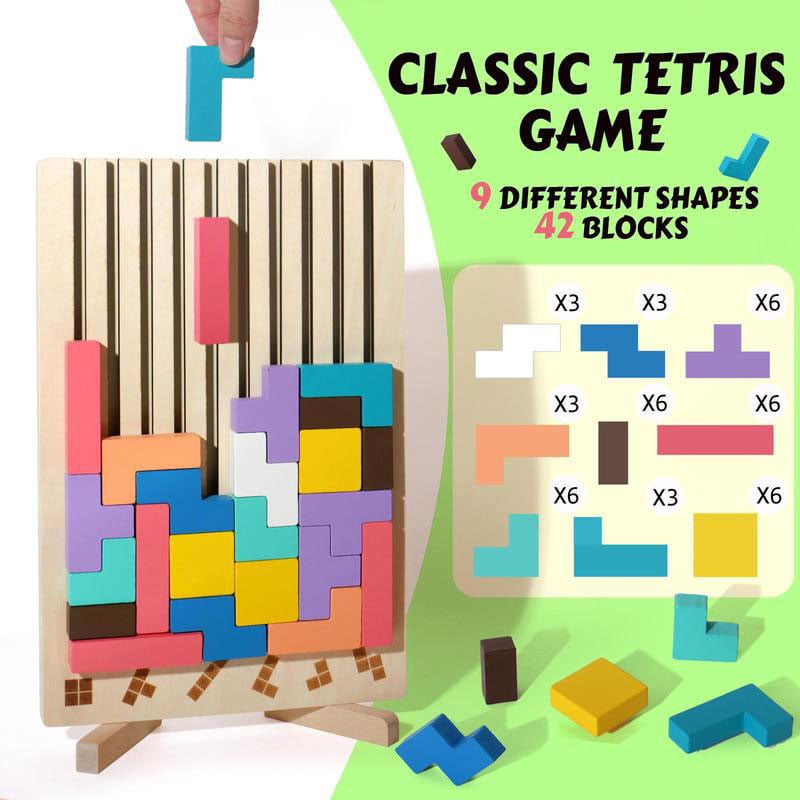 Stacking Puzzle Example Wooden Stacking Puzzle Toy – Forestey