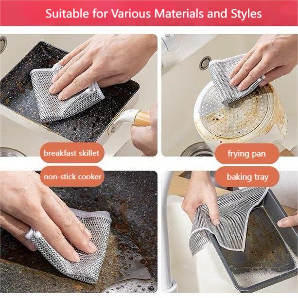 💖Mother's Day Hot Sale 49% OFF🔥Multipurpose Wire Miracle Cleaning Cloths