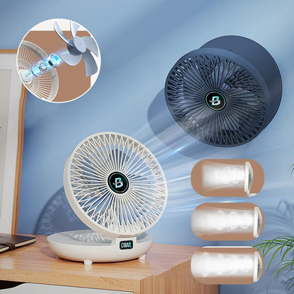 Wireless Wall Mount Desktop Fan