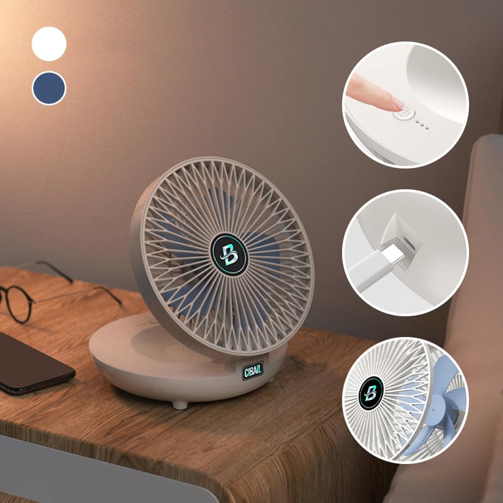 Wireless Wall Mount Desktop Fan