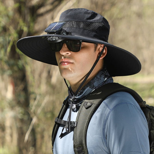 ⚡2025 New Ultralight Solar Fan Sun Hat – Lighter Than a Baseball!⚾(Only 11oz)