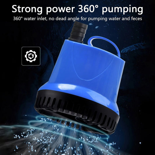 Bottom Filter Silent Feces Suction Aquarium Water Filter Pump