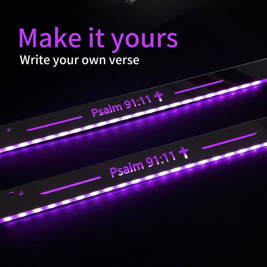 Pentecost 49% OFF🔥Psalm 91:11 Crosses LED Car Pedal