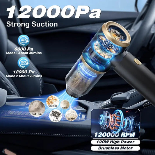 🔥Last Day Sale 49% OFF - Wireless Handheld Car Vacuum Cleaner