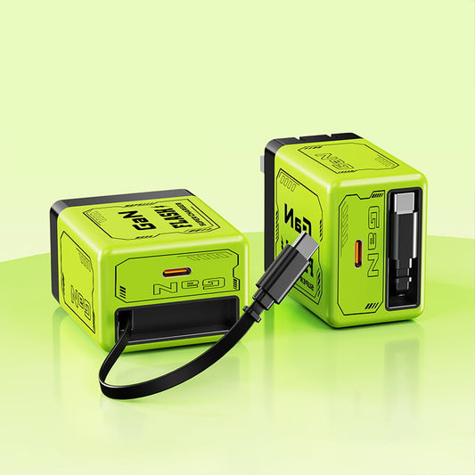 2025 New Arrival🔥2-in-1 GaN Compatible with 120W Fast Charger