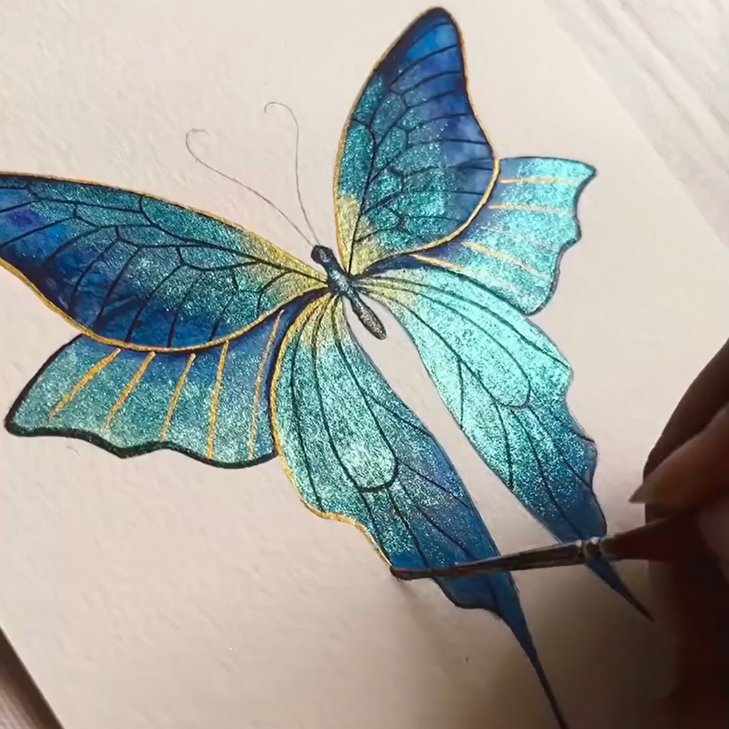 ✨2025 NEU ARRIVA - Perlglanz-Aquarellfarbe „Tropical Rainforest“ 