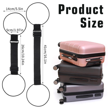 🌈3pcs Luggage Straps for Add a Bag Bungees🧳
