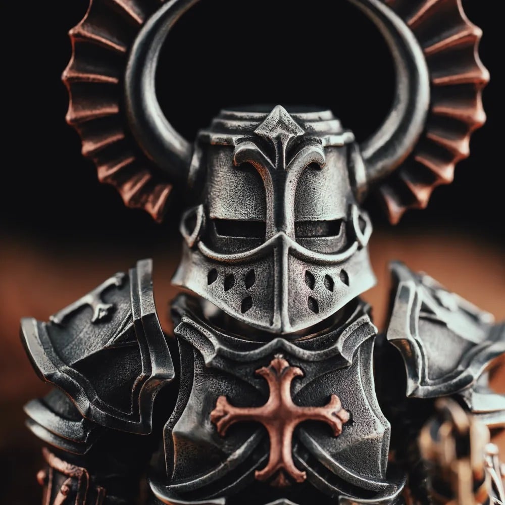 🔥LAST DAY 49% OFF - Removable Warlord Knight Magnetic Ornament