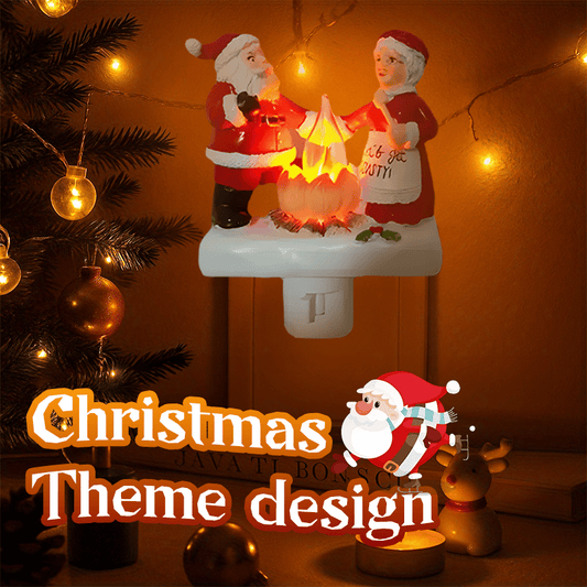 🌲Early Christmas Sale 49% OFF-Santa Campfire Flickering Night Light