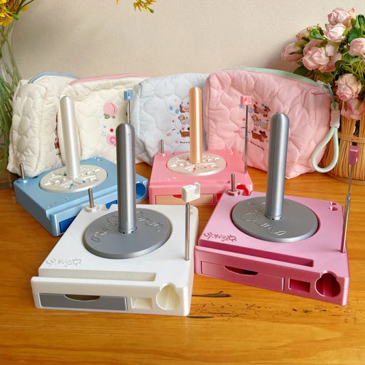 💜Hot Sale 45% OFF - Shiny Portable Multi-Functional Yarn Spool Box ✨