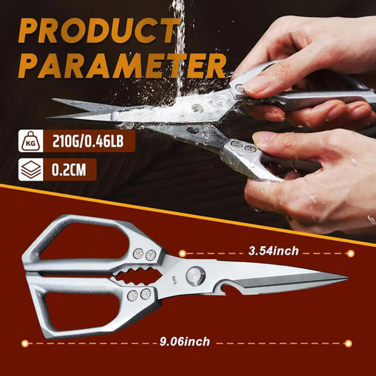 💥Last Day Sale 49% OFF🔥-Highly resilient stainless steel kitchen scissors
