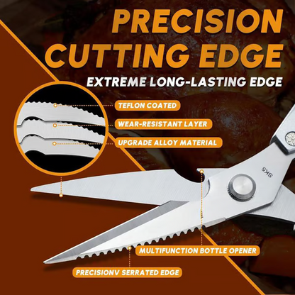 💥Last Day Sale 49% OFF🔥-Highly resilient stainless steel kitchen scissors