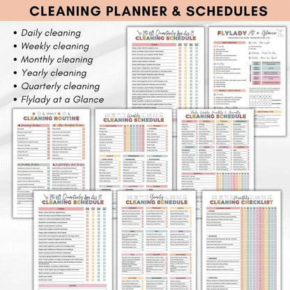 ⏰ADHD Cleaning & Organizing Toolkit - Chore Planner✔