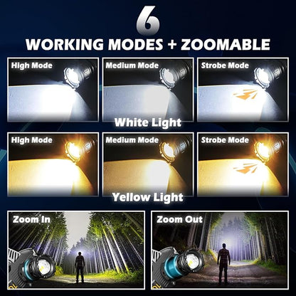 🔥Super Bright Rechargeable LED Headlamp (Includes Type-C charging cable)