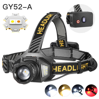 🔥Super Bright Rechargeable LED Headlamp (Includes Type-C charging cable)