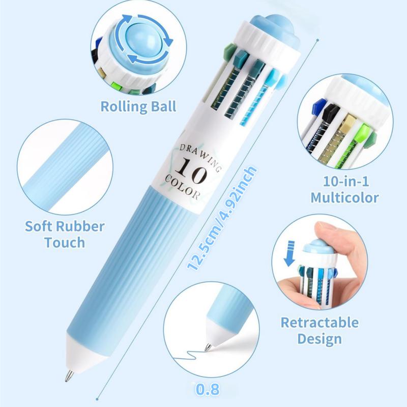 Last Day 49% OFF🔥Multi-Color Retractable Ballpoint Pen Drawing Set