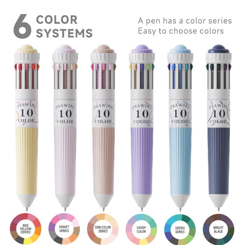 Last Day 49% OFF🔥Multi-Color Retractable Ballpoint Pen Drawing Set