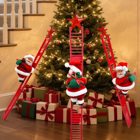 🎄Electric Tree-Climbing Father Christmas (with music)