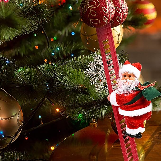 🎄Electric Tree-Climbing Father Christmas (with music)