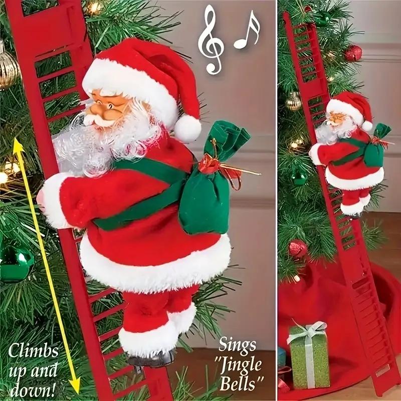 🎄Electric Tree-Climbing Father Christmas (with music)