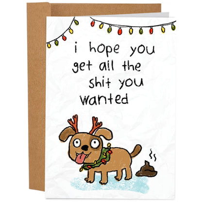 The Worst Christmas Cards Ever Set(Blank Inside)