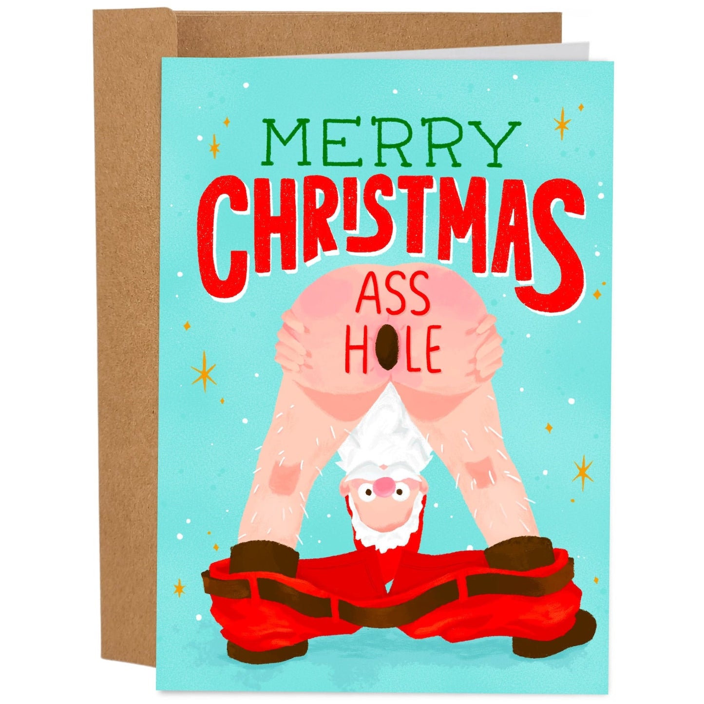 The Worst Christmas Cards Ever Set(Blank Inside)