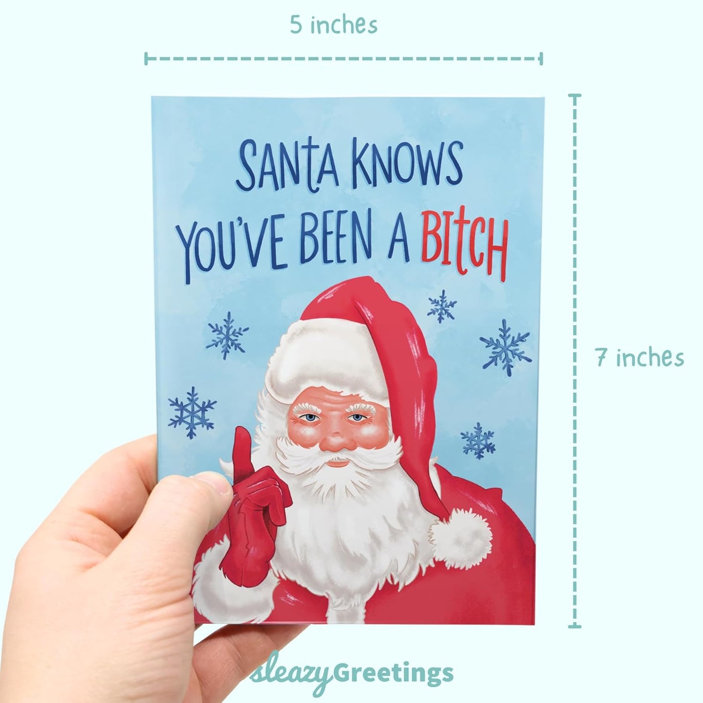 The Worst Christmas Cards Ever Set(Blank Inside)