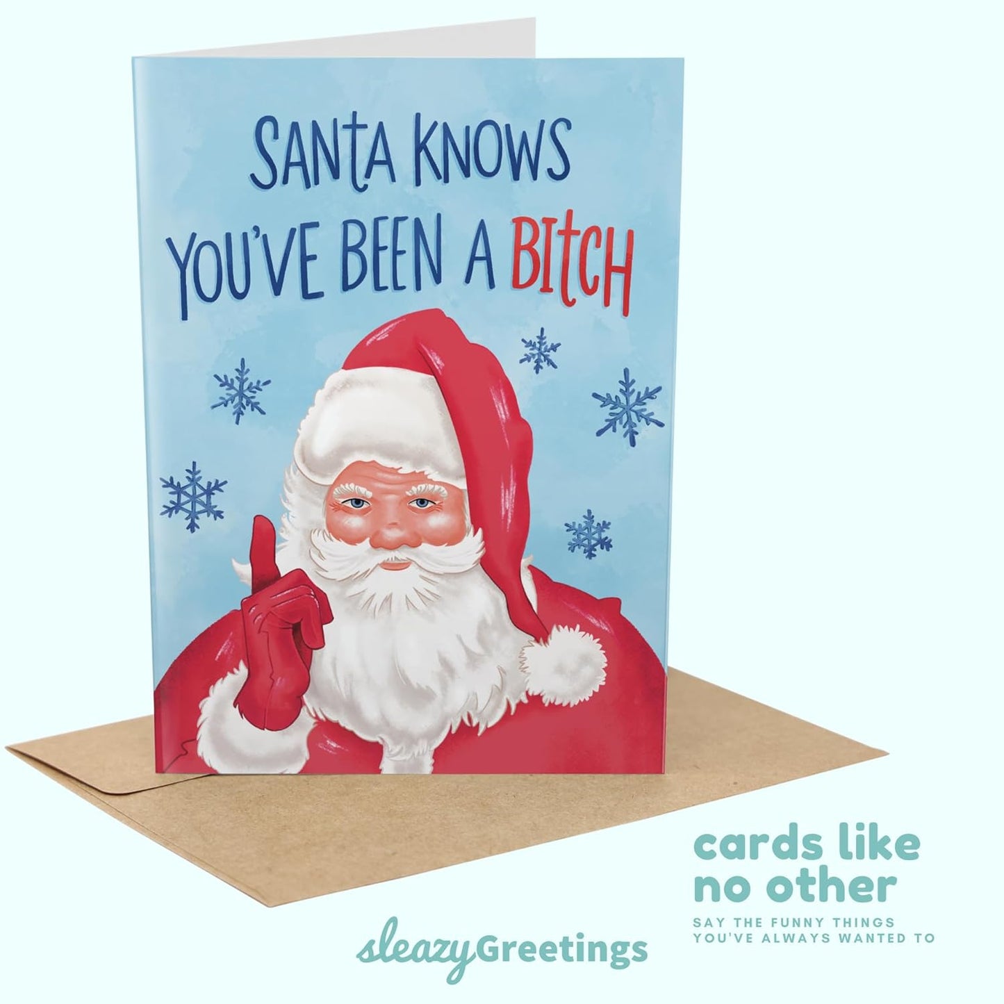 The Worst Christmas Cards Ever Set(Blank Inside)