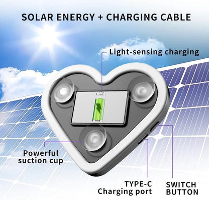 🎁Last Day 49% OFF🔥Car Solar Heart LED Light