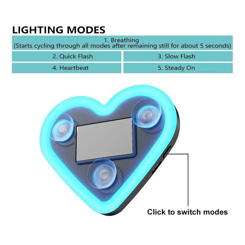 🎁Last Day 49% OFF🔥Car Solar Heart LED Light