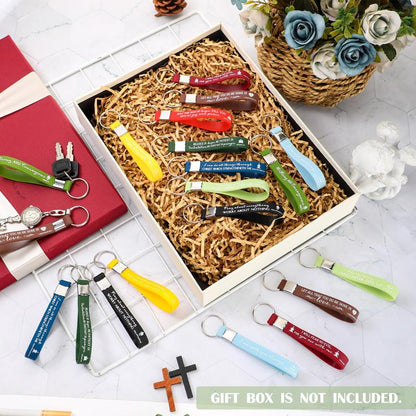 🔥✨Bible Verse Keychain Christian Trendy Keychain Wristlet