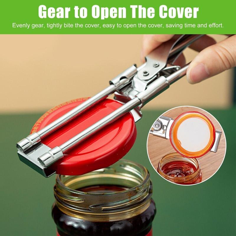 🎄Christmas Sales 49% OFF-Adjustable Stainless Steel Jar Opener