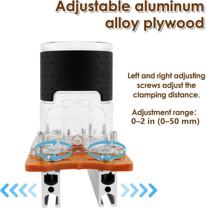 🔥Black Friday 49% Off Instantly💥2-in-1 Woodworking Trimmer Slotting Auxiliary Positioning Bracket