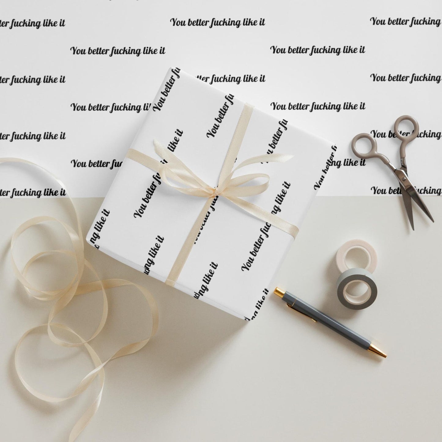Last Day 49%OFF🎁"You Better F*cking Like It" Funny Gift Wrap
