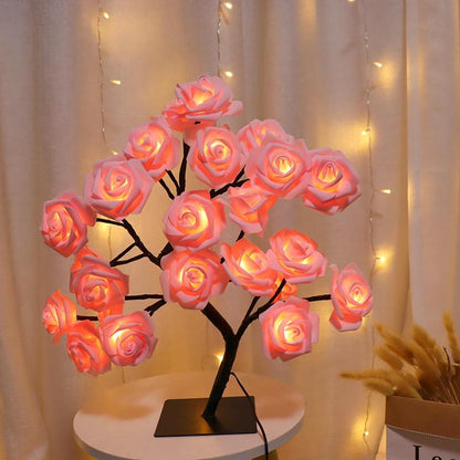 🔥Last Day 49% OFF-Rose Flower Design Tree Night Light