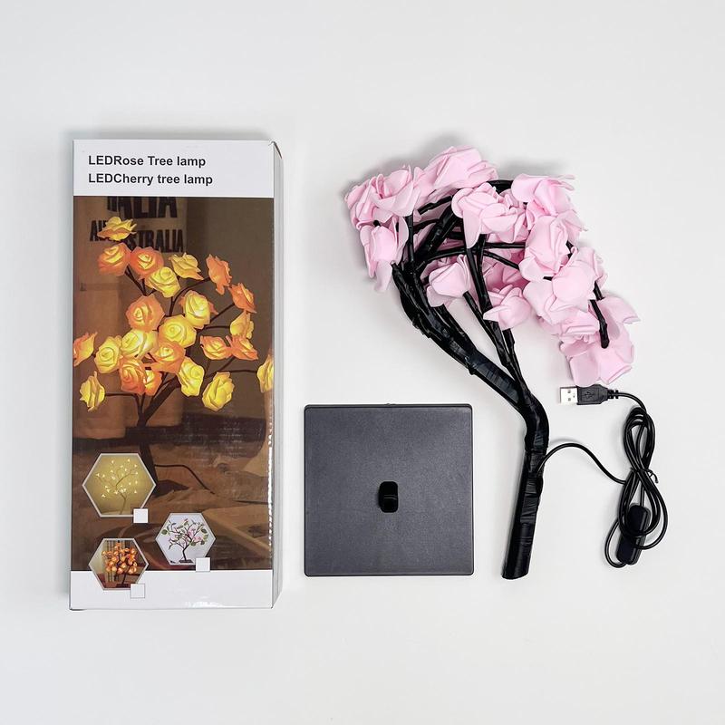 🔥Last Day 49% OFF-Rose Flower Design Tree Night Light