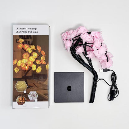 🔥Last Day 49% OFF-Rose Flower Design Tree Night Light