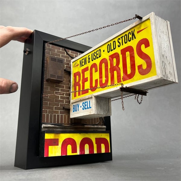🔥LAST DAY 49% OFF - 🎄💽Record Store Retro Wall Light - Record Collector Gift✨