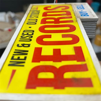 🔥LAST DAY 49% OFF - 🎄💽Record Store Retro Wall Light - Record Collector Gift✨